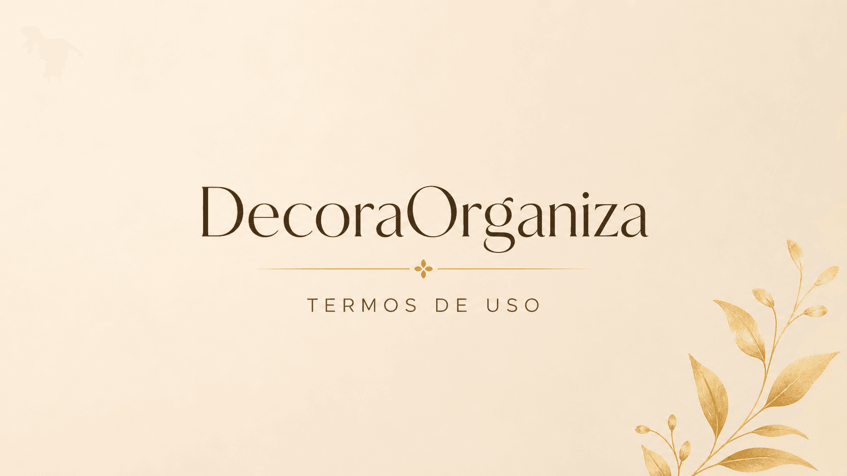 DecoraOrganiza Termos de Uso