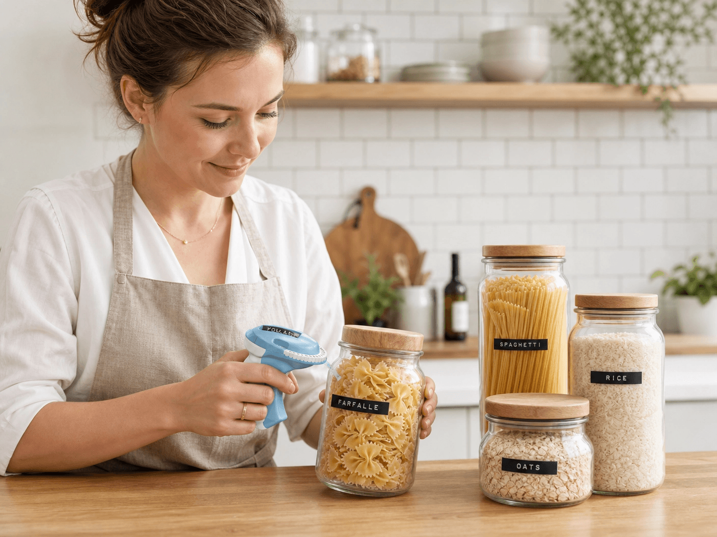 Etiquetadora para organização KonMari