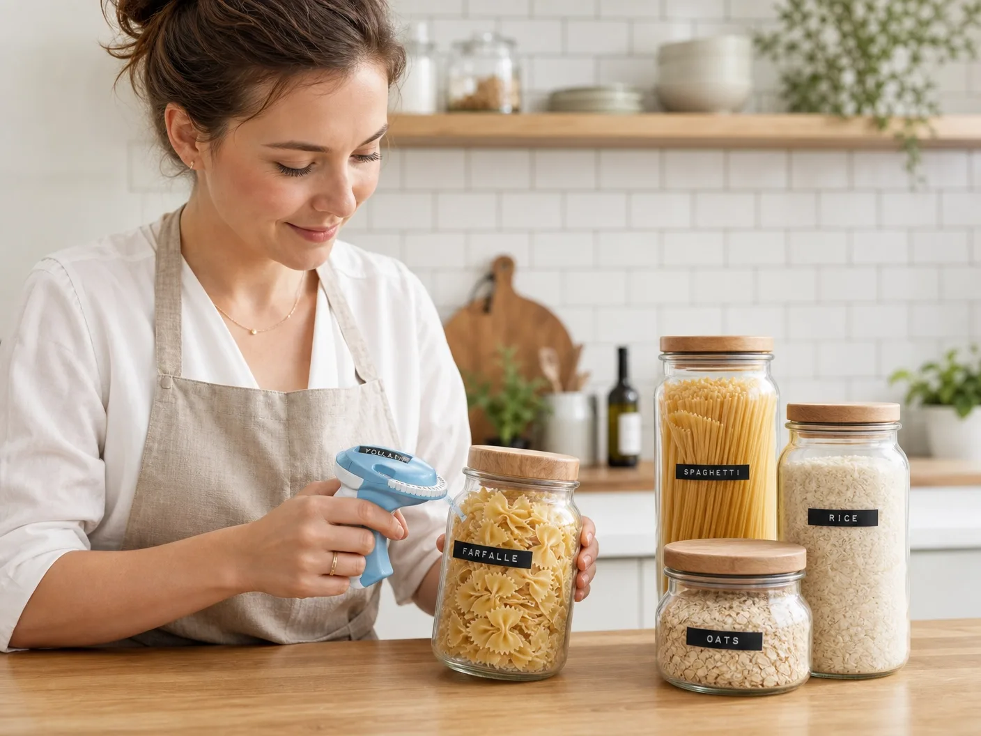 Etiquetadora para organização KonMari