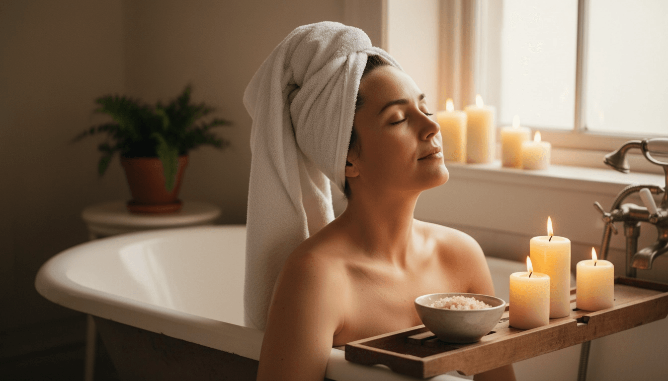 Como Criar um Ritual de Banho Terapêutico em Casa Como Criar um Ritual de Banho Terapêutico em Casa