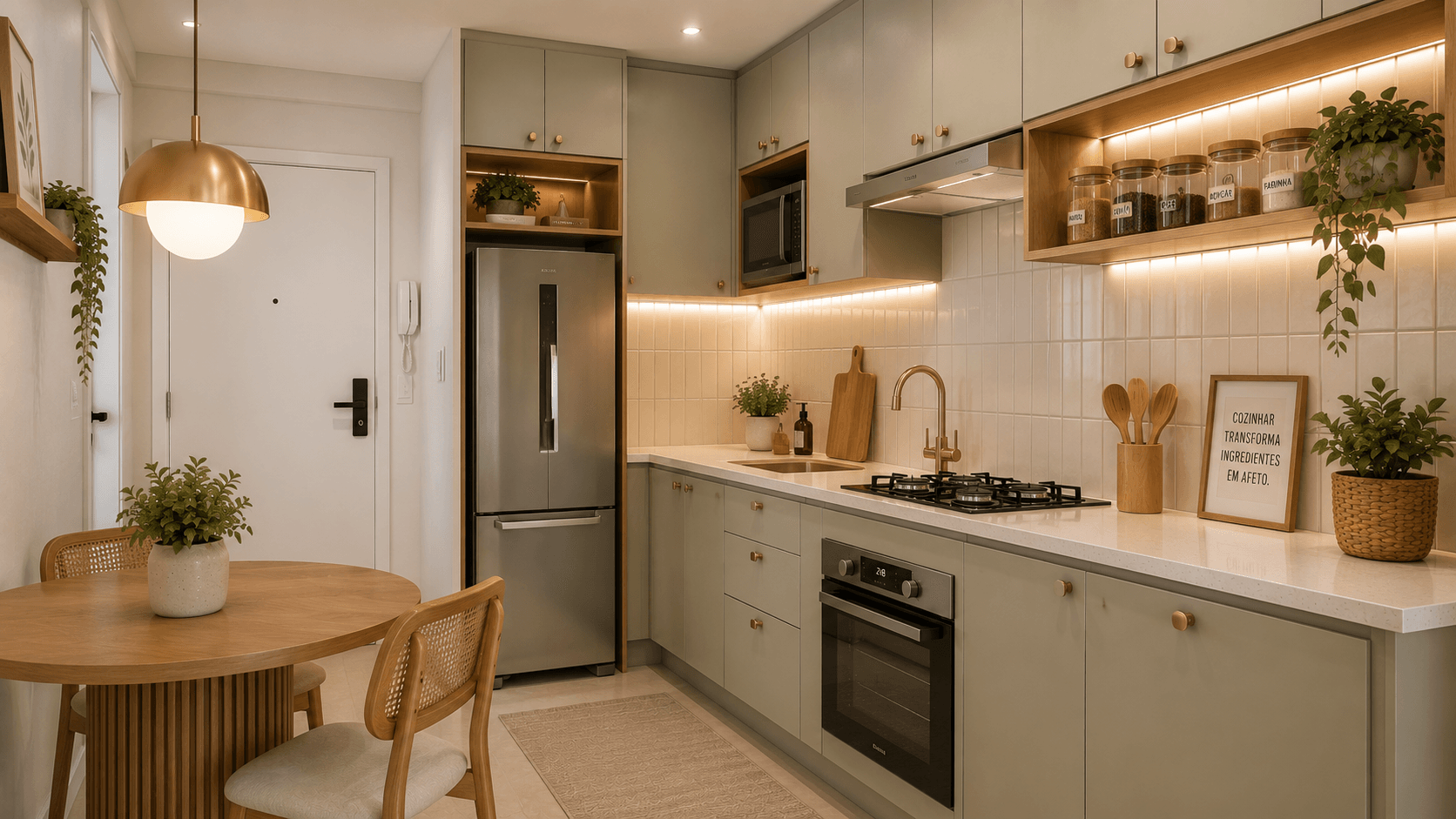 Como Organizar uma Cozinha Pequena: 8 Soluções que Funcionam Como Organizar uma Cozinha Pequena: 8 Soluções que Funcionam