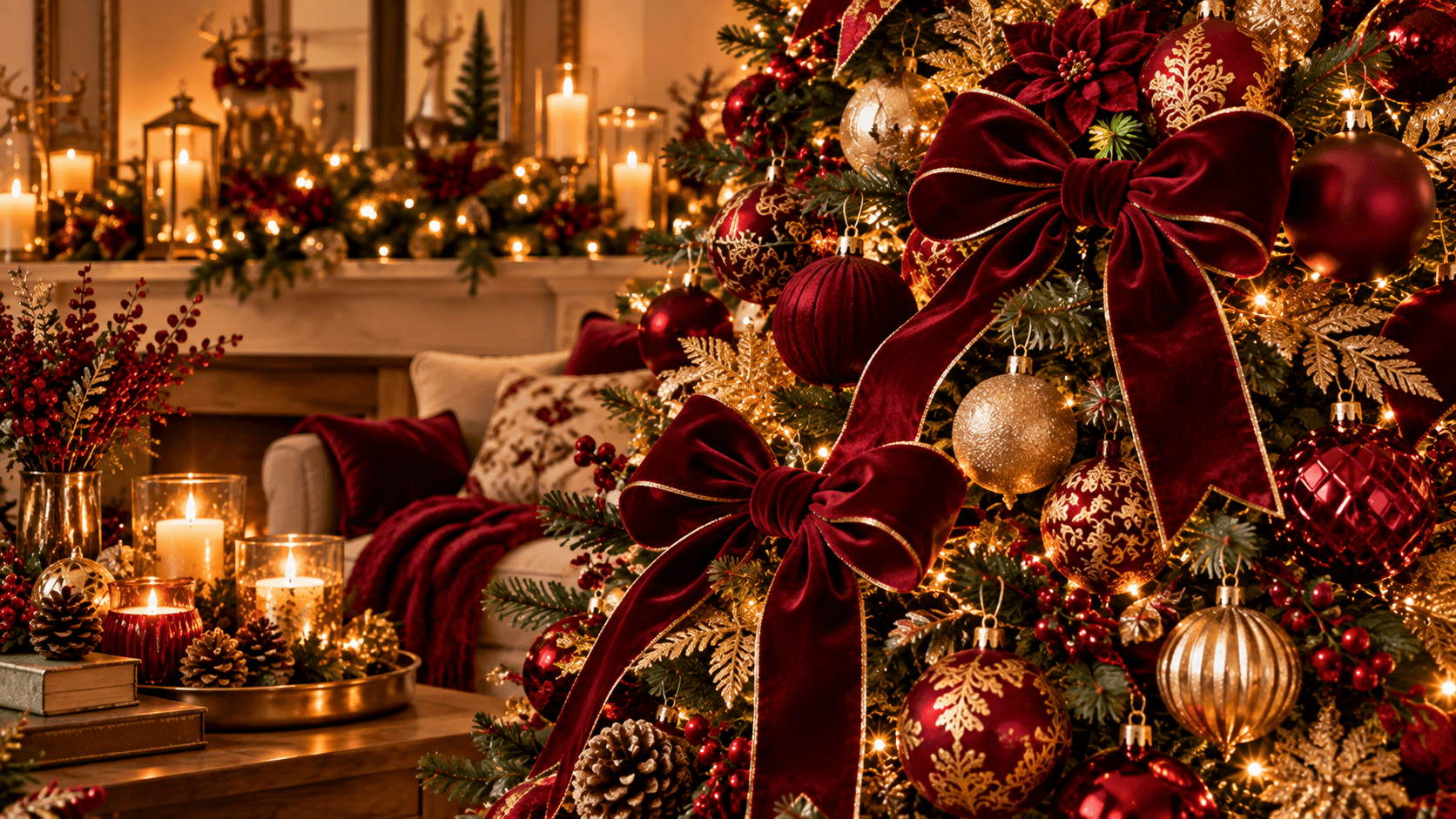 Tendências de Decoração de Natal 2026: Ideias para uma Casa Aconchegante Decoração de Natal aconchegante e elegante